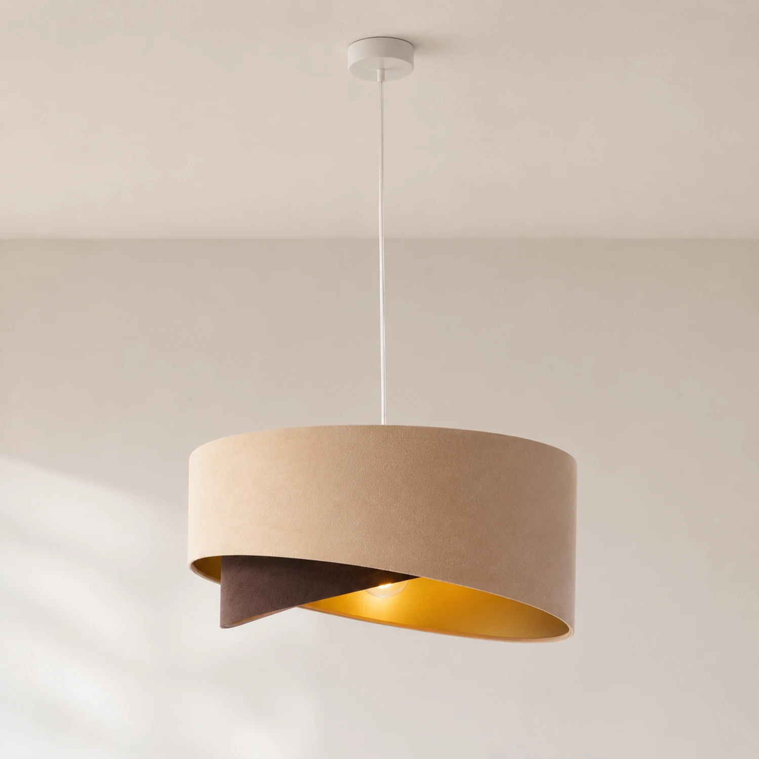 Renée Doppelschichtige Pendelleuchte, ∅50CM - Lumpaz