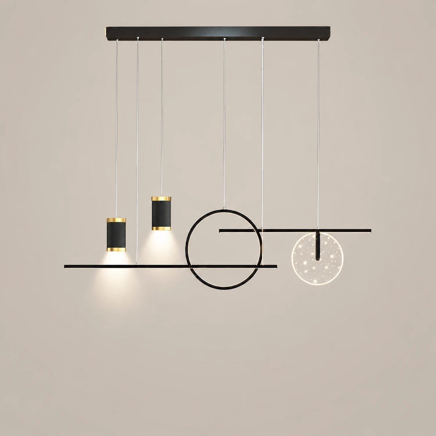 Madina Modern Pendelleuchte Line für Esszimmer,100CM Lang - Lumpaz