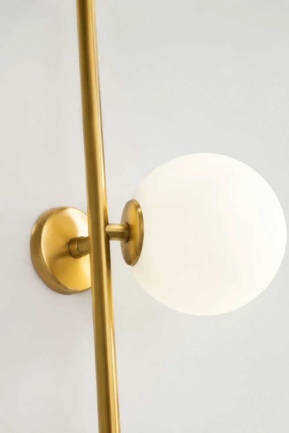 Valentina Stehlampe, 3-flammig, Messing & Glas, 160CM Lang - Lumpaz