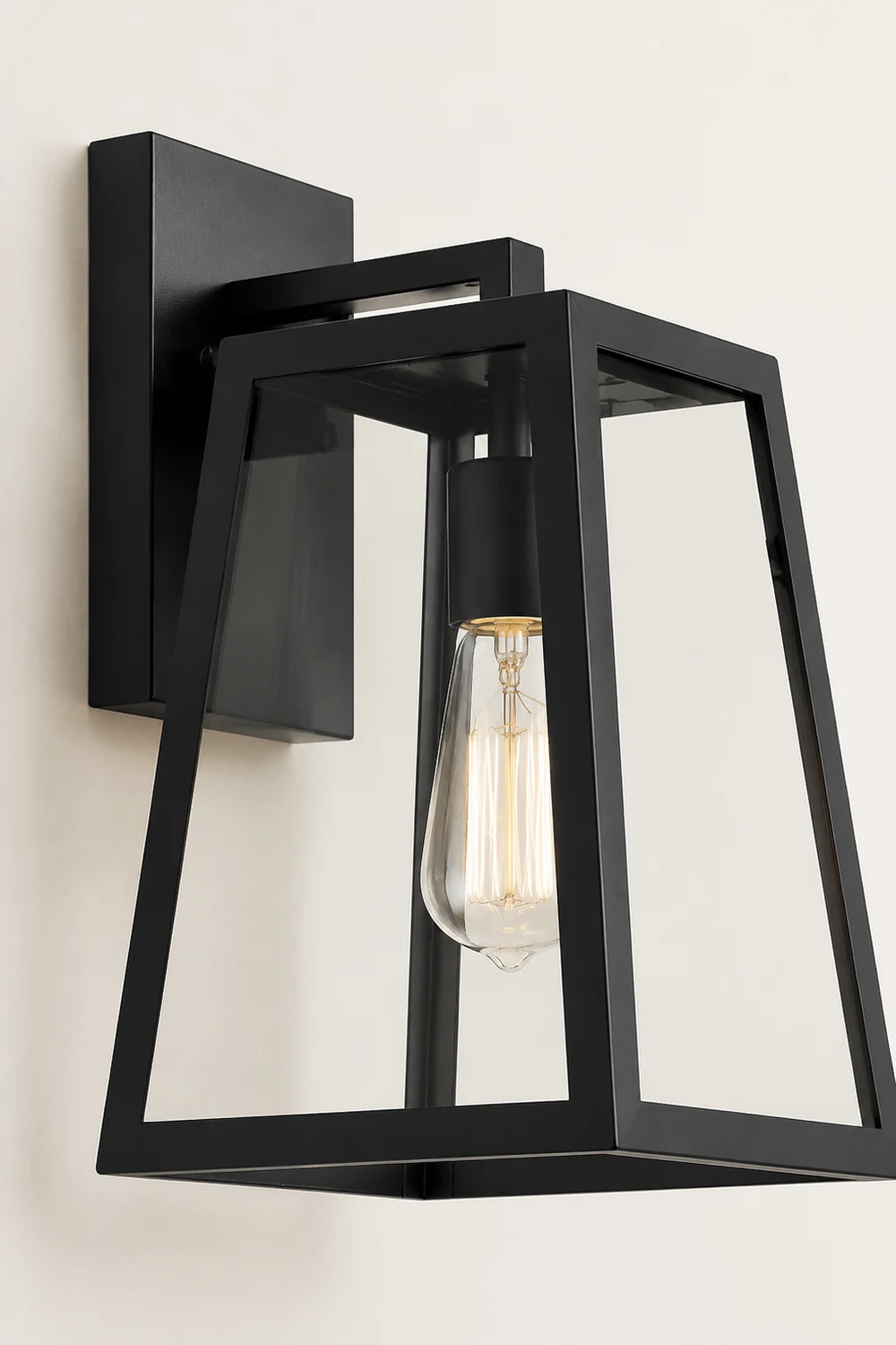 Alessio Schwarz Außenbereich Wandlampe, ∅20CM - Lumpaz