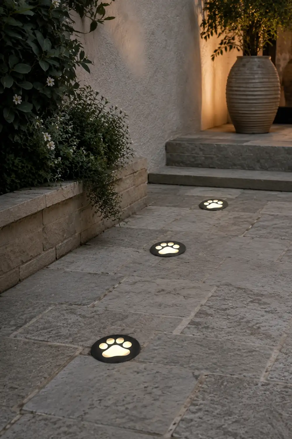 Minori Außen-Bodeneinbaustrahler Katzenpfote, ∅ 15CM - Lumpaz