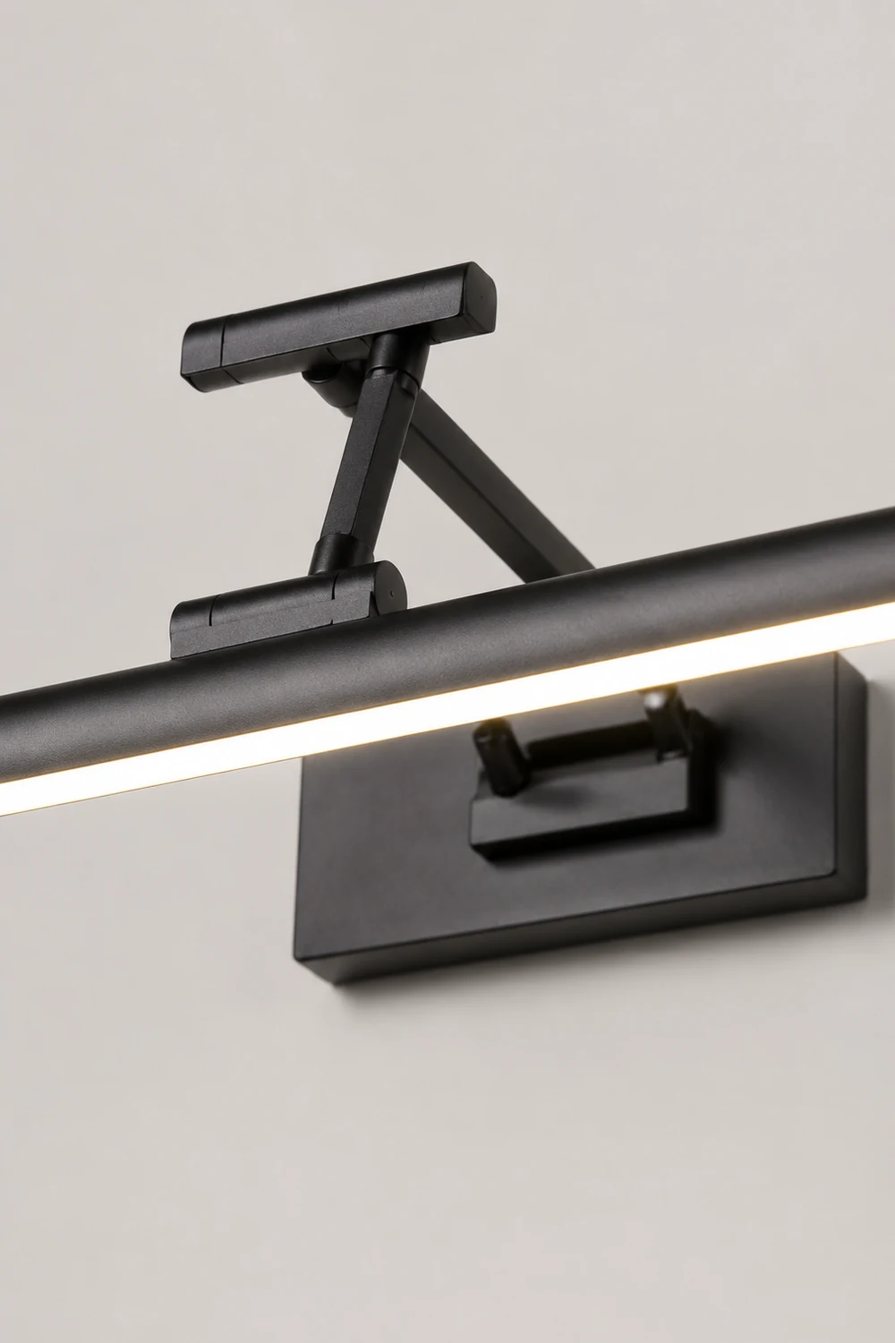 Edge Spiegelfront Waschtisch-Wandleuchte, Metall, 40/50/60/80/100CM Lang - Lumpaz