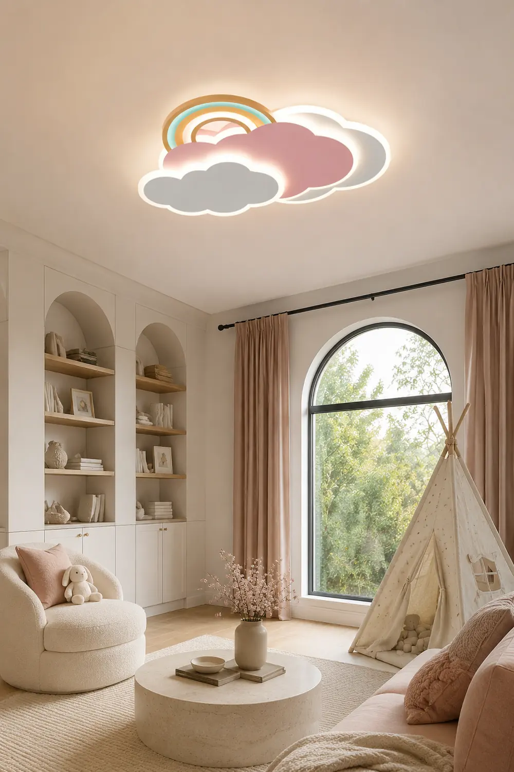 Minori Deckenleuchte Wolkenförmig, 51CM Lang - Lumpaz