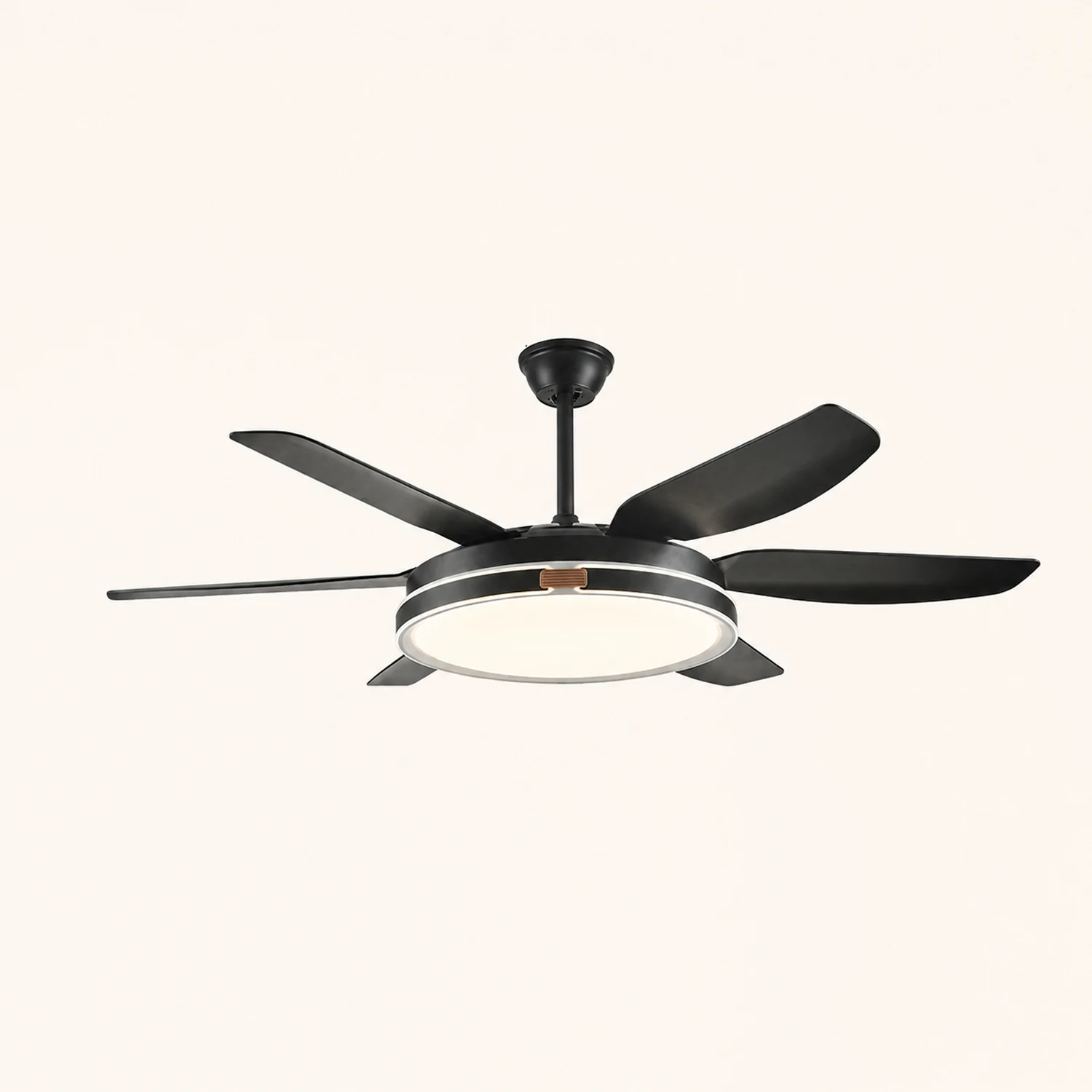 Haydn 6-Blatt-Deckenventilator mit Beleuchtung, 4 Farben, ∅130CM - Lumpaz