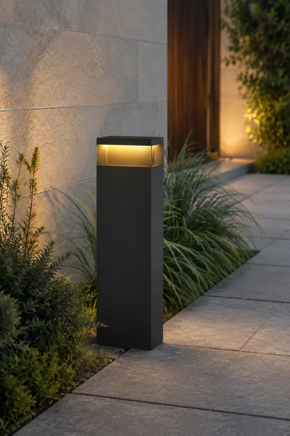 Pena Außen-Wegeleuchte Rechteckig, Solar, 65CM Lang - Lumpaz