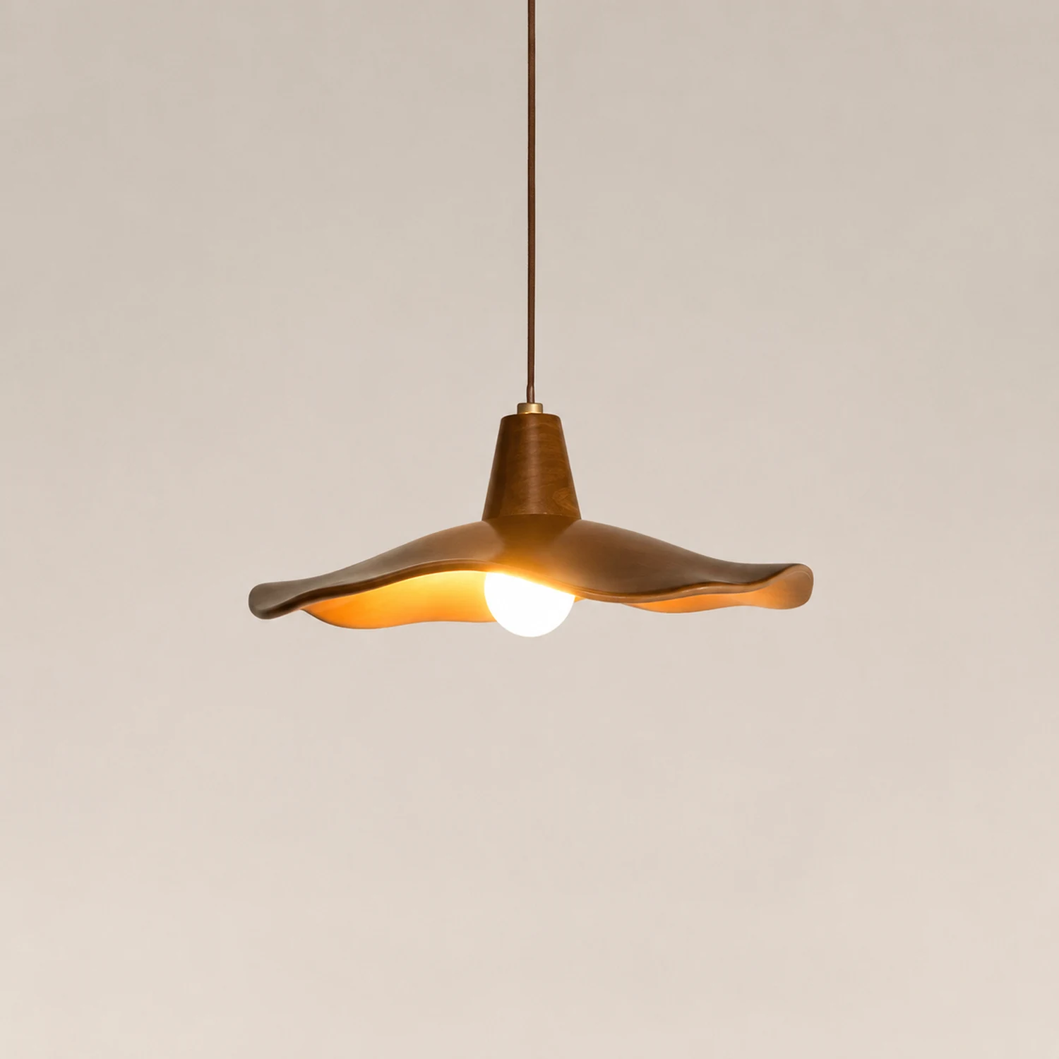 Carins Pendelleuchte Welle, 1/2/3-flammig, ∅28/38CM - Lumpaz