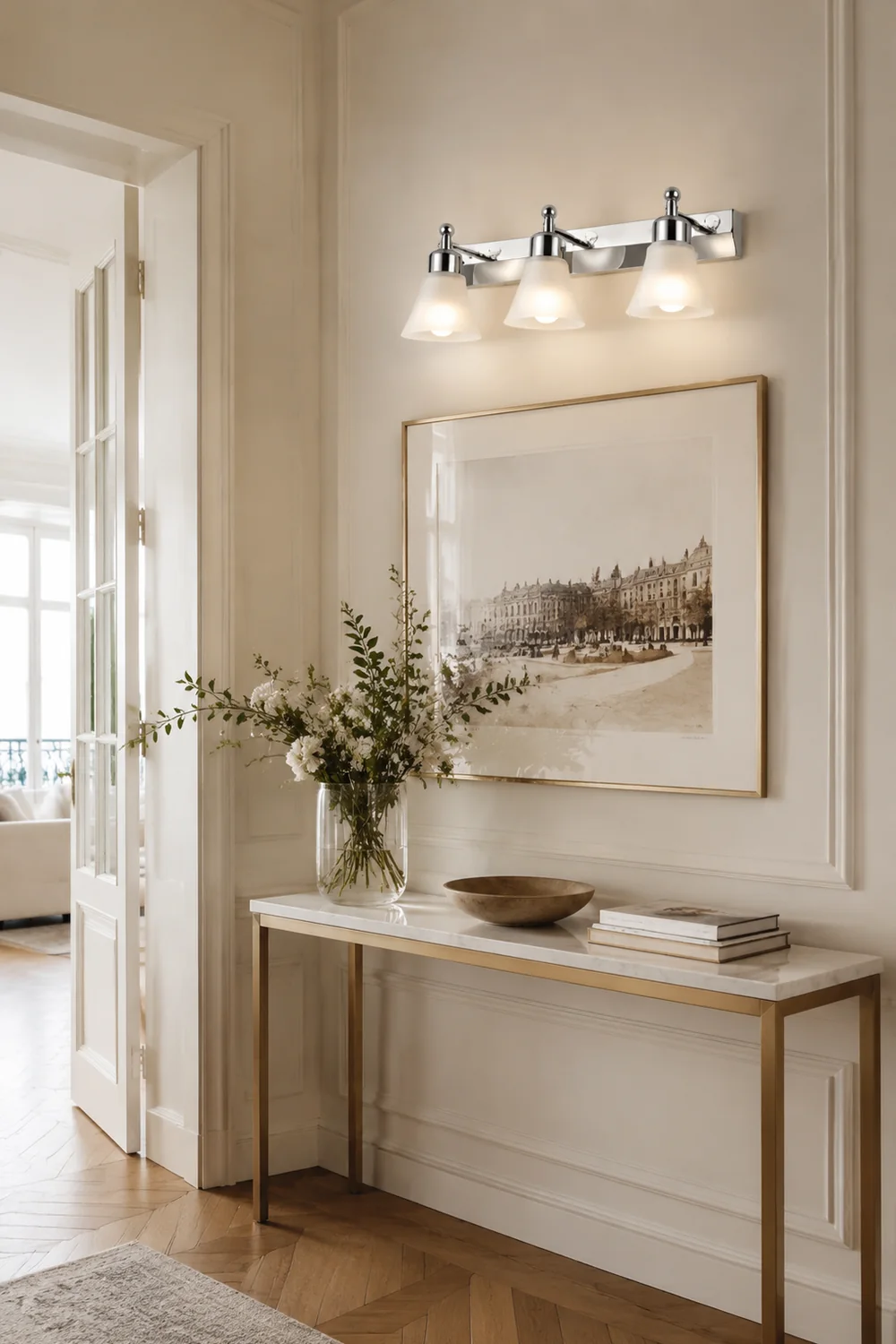 Leigh Nordic Mirror Front Vanity Wandleuchte, 2/3/4-flammig, 30/46/58CM Lang - Lumpaz