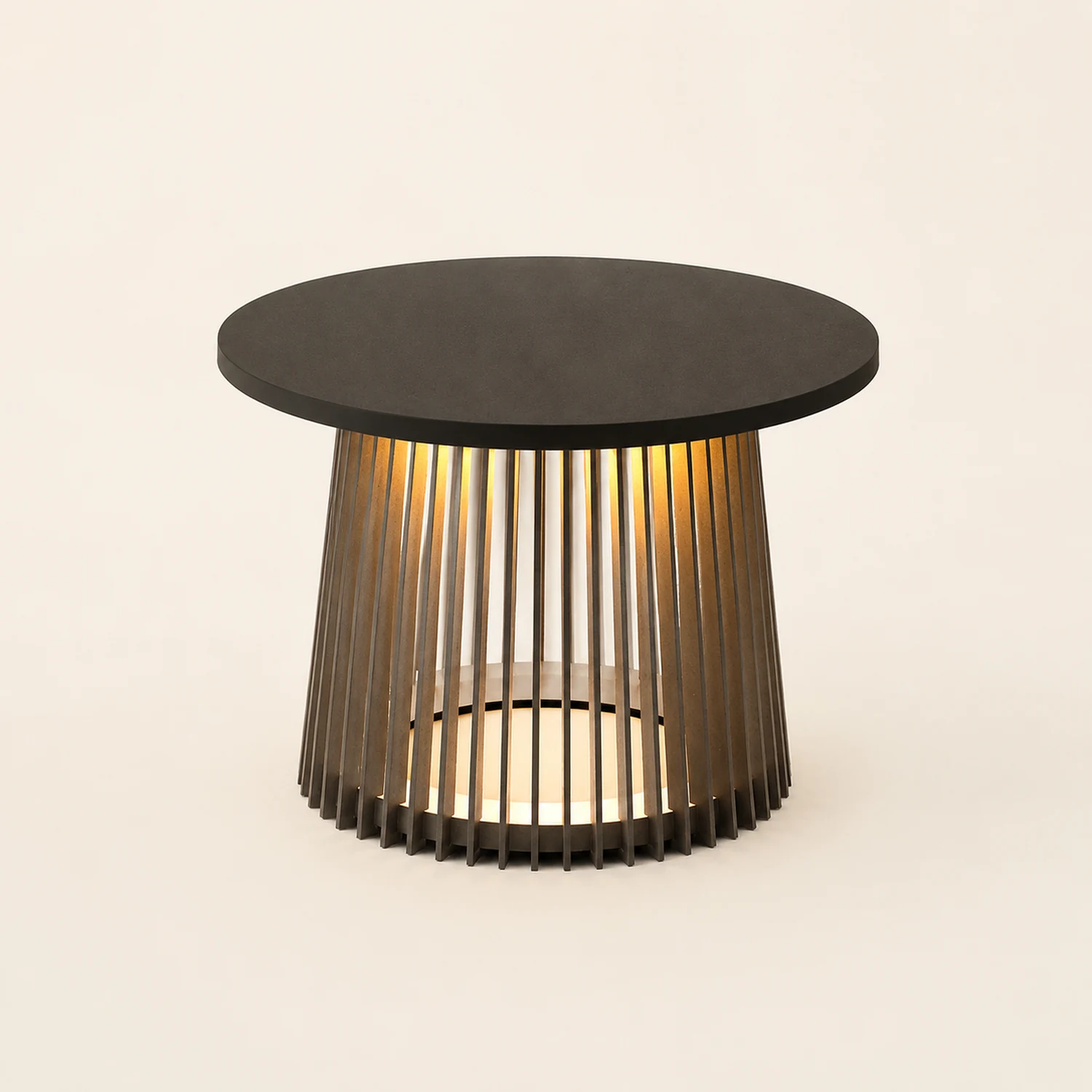 Orr Außenstehleuchte /mit Tisch, Solar, Höhe 40/50/70CM - Lumpaz
