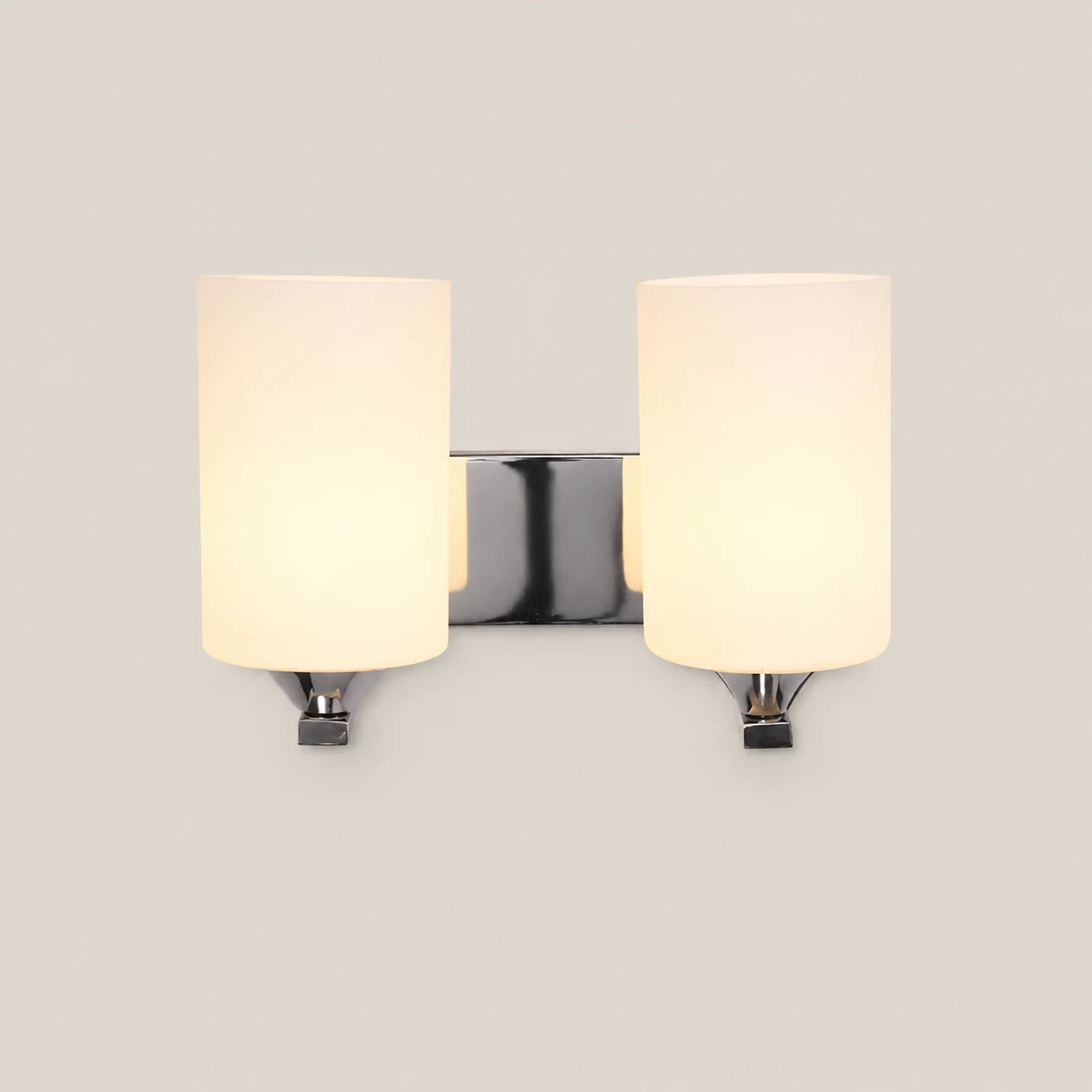 Eryn Spiegelfront Waschtisch-Wandleuchte, Metall, 1/2-flammig, 2 Farben - Lumpaz