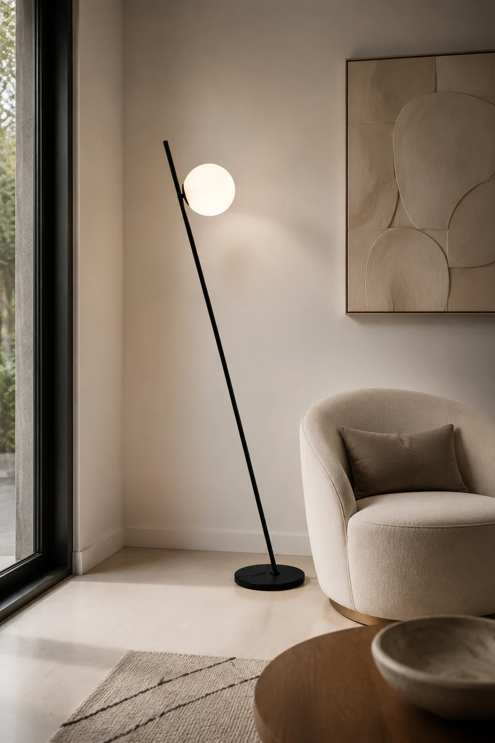 Valentina Kugel Lineare Stehlampe, 160CM Lang - Lumpaz