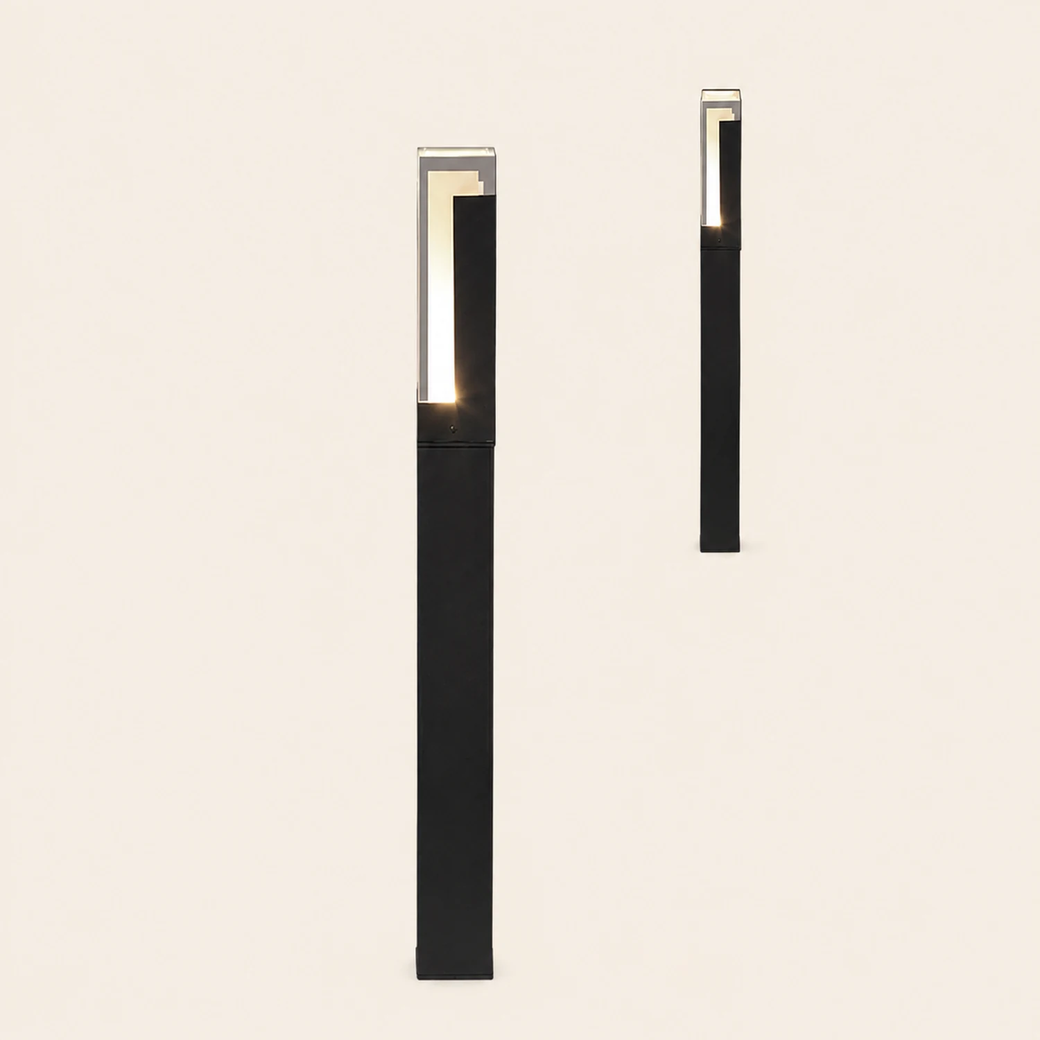 Pena Minimalistisch Außen-Pollerleuchte, 27/40/60CM Lang - Lumpaz