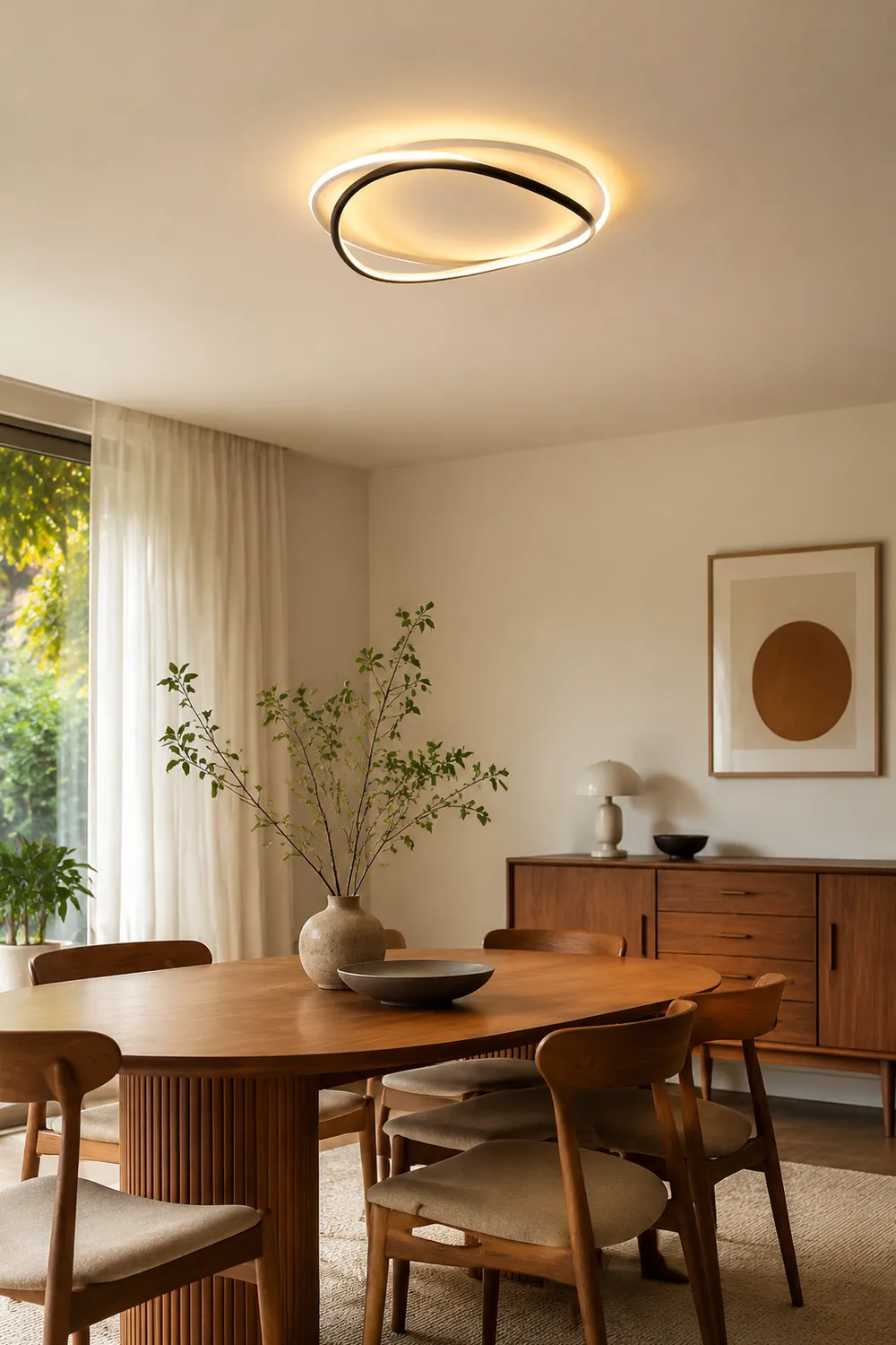 Quinn Deckenleuchte,Duo-Ring, 2 Farben, ∅41CM/50CM - Lumpaz