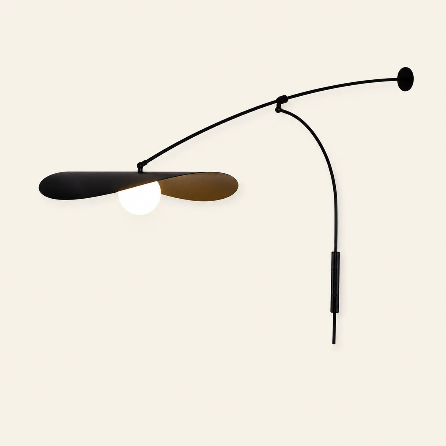 Carins Bogen-Wandleuchte, 130CM Lang - Lumpaz