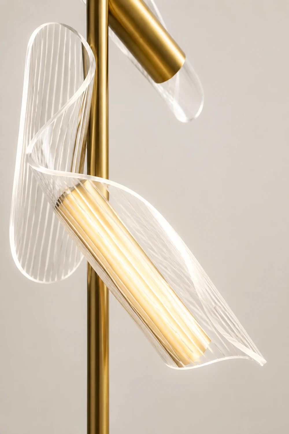 Salgado Wellige Stehlampe, 3-flammig - Lumpaz