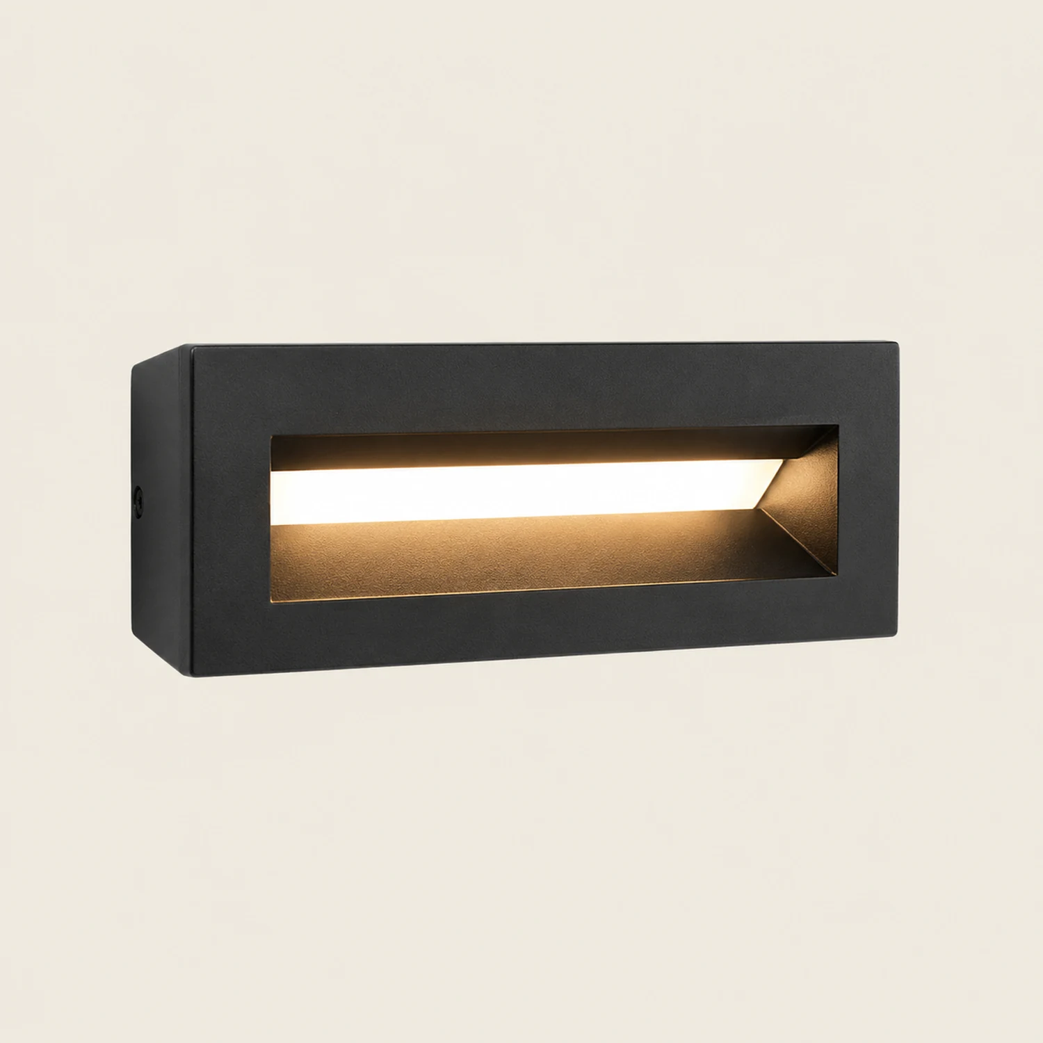 Orr Außen-Treppenleuchte Schwarz, 9/13CM Lang - Lumpaz