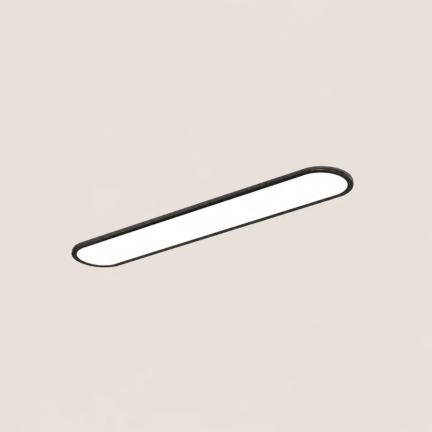 Edge Deckenleuchte Oval，2 Farben, 41CM/60CM/80CM Lang - Lumpaz