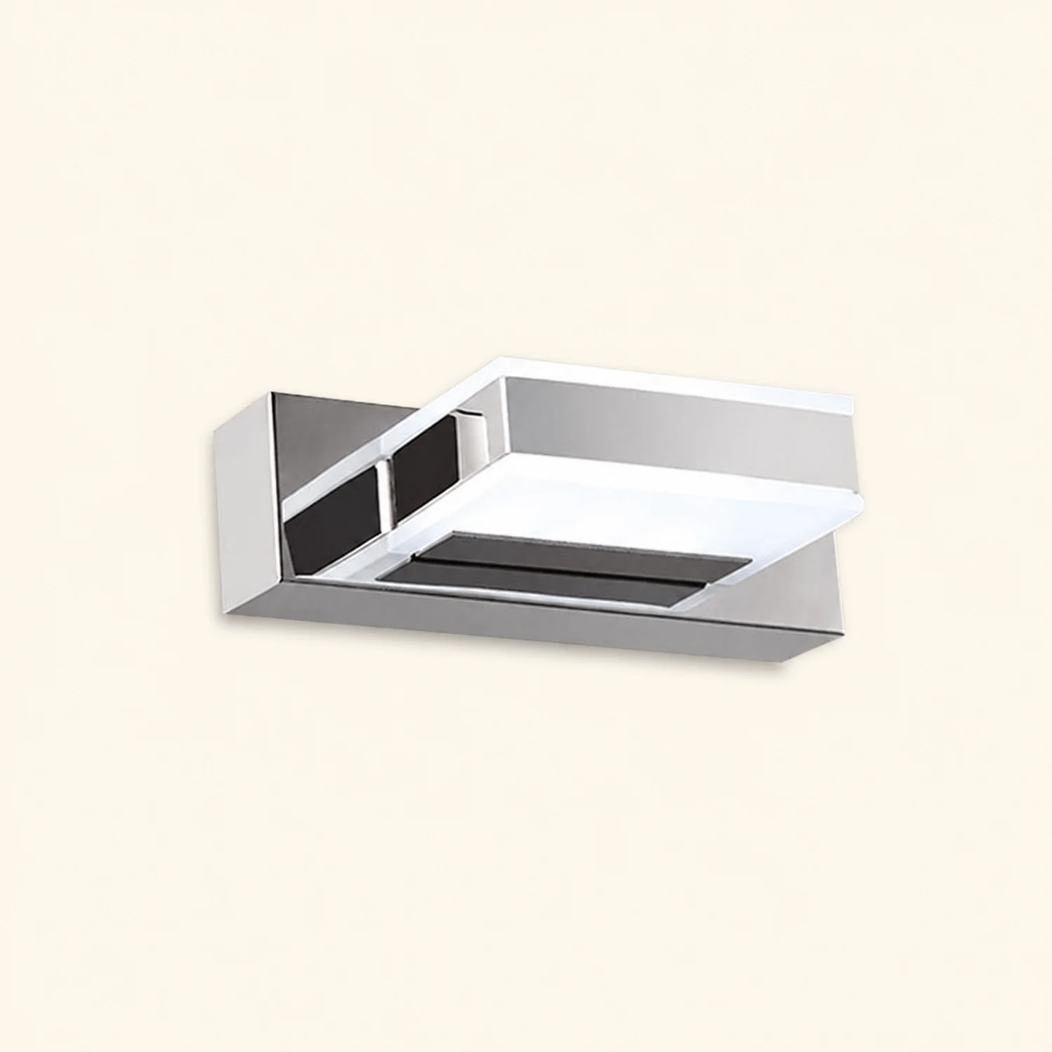Leigh Quadratische Block-Spiegelfront-Wandleuchte, 1/2/3/4-flammig - Lumpaz