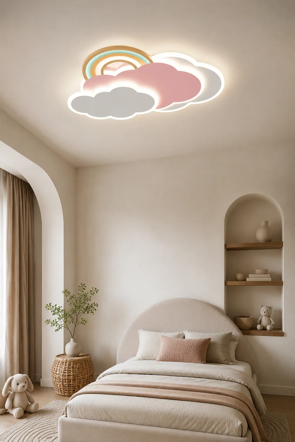 Minori Deckenleuchte Wolkenförmig, 51CM Lang - Lumpaz
