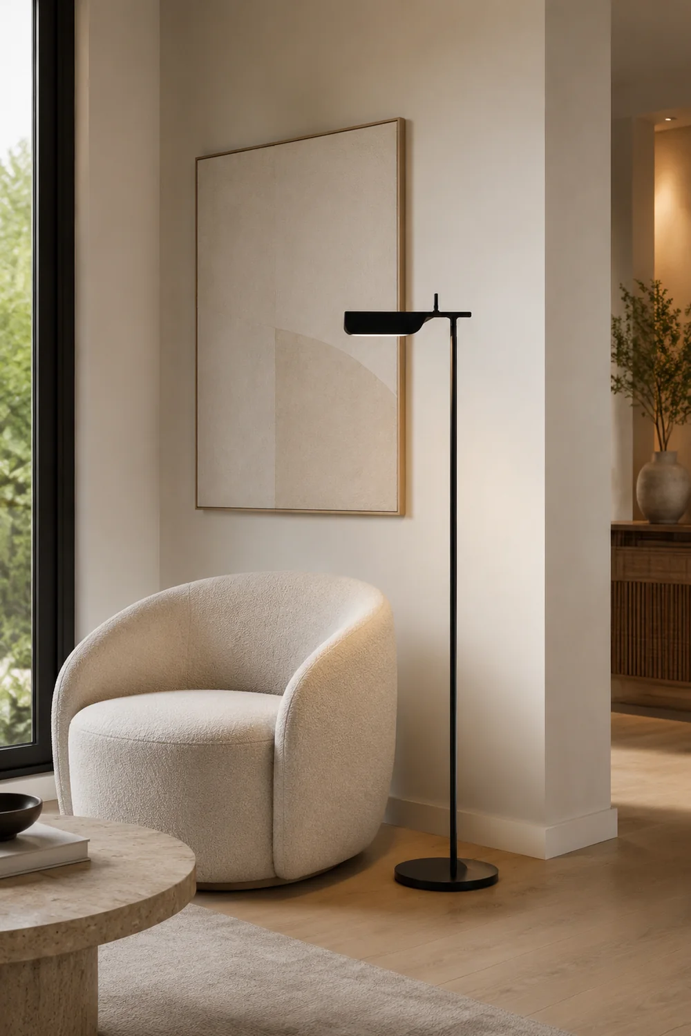 Edge Minimalistische Rechtwinklige Stehlampe, 150CM Lang - Lumpaz