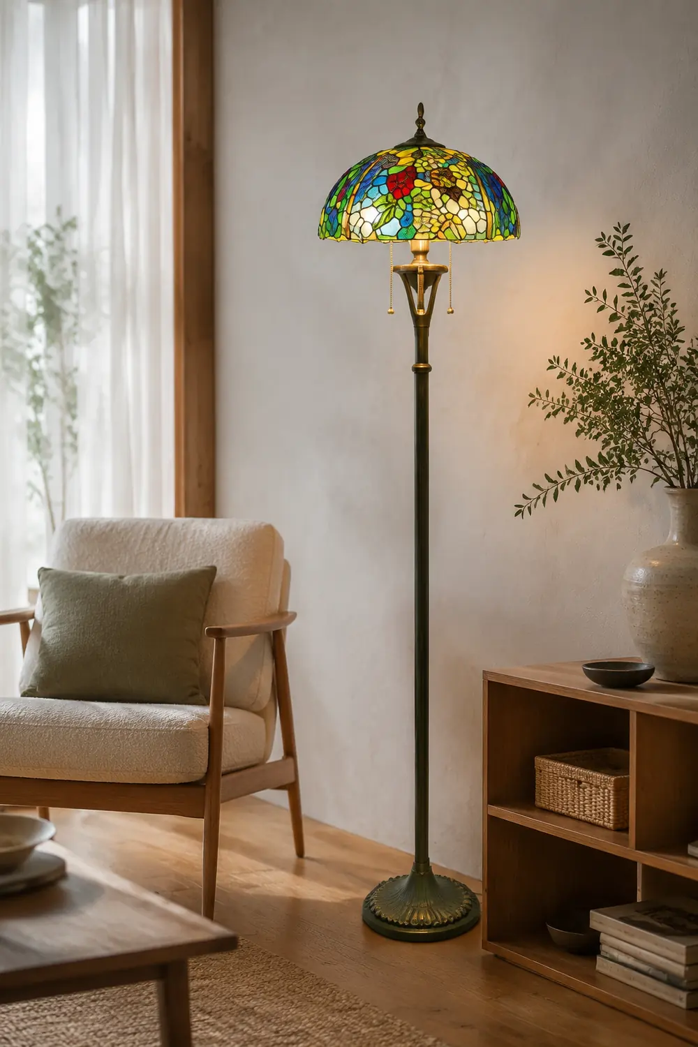 Alessio Trauben Stehlampe, Metall, 165CM Lang - Lumpaz