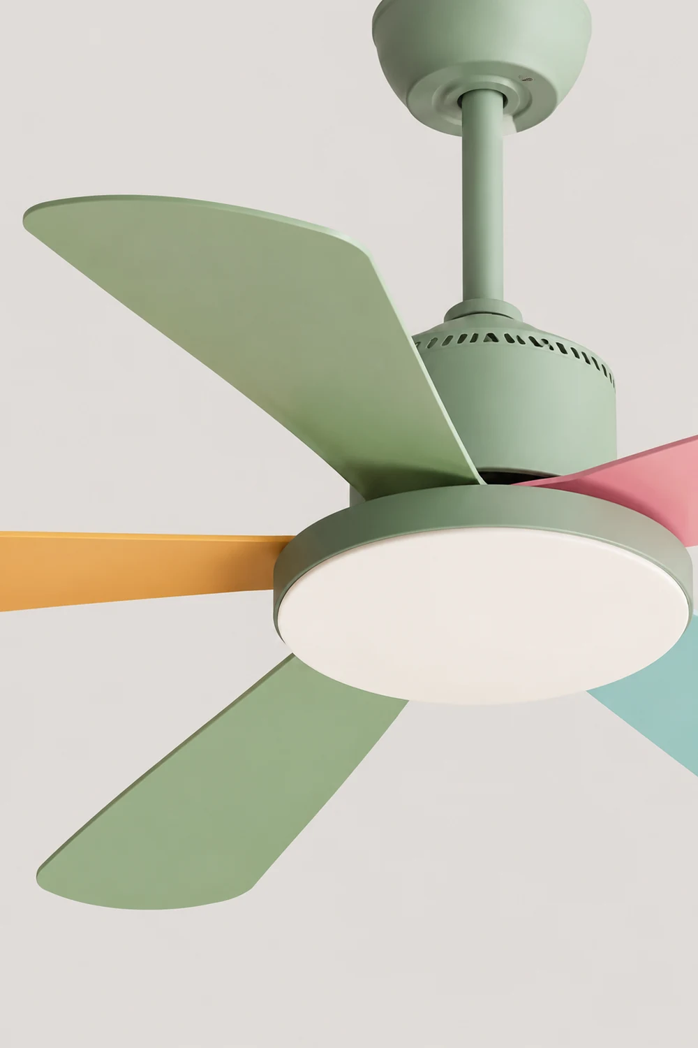 Morandi Bunte Deckenventilator mit Beleuchtung, ∅105CM - Lumpaz