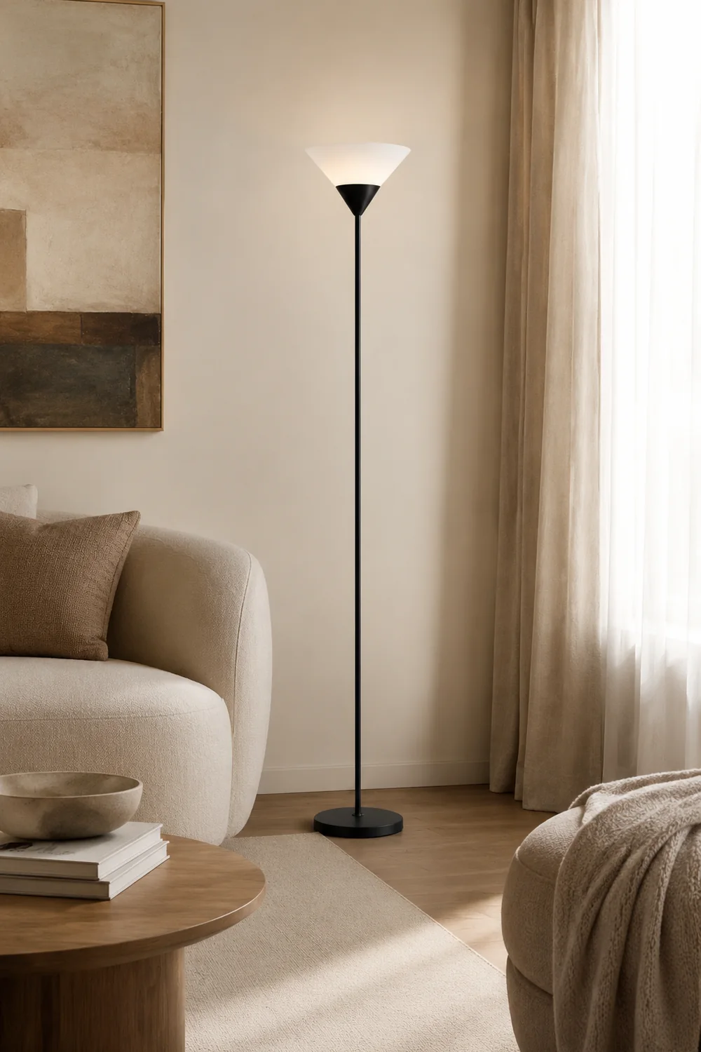 Morandi Stehlampe, Metall, 5 Farben, 130CM Lang - Lumpaz