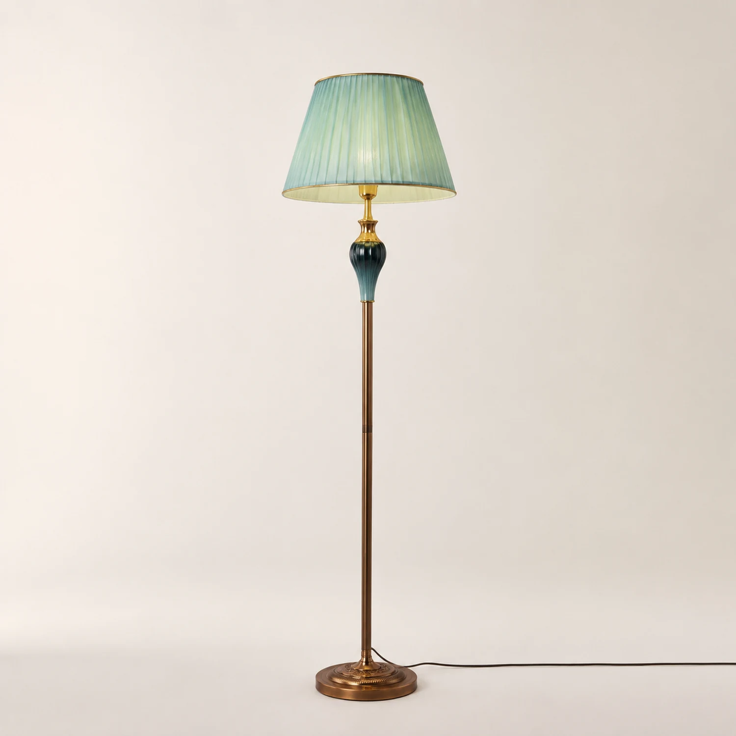 Eryn Stehlampe, Metall & Textil, 152CM Lang - Lumpaz