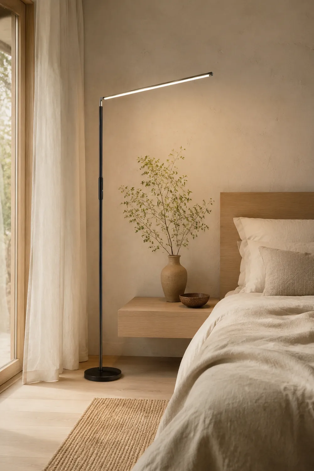 Edge Lineare Stehleuchte, Metall, 150CM Lang - Lumpaz