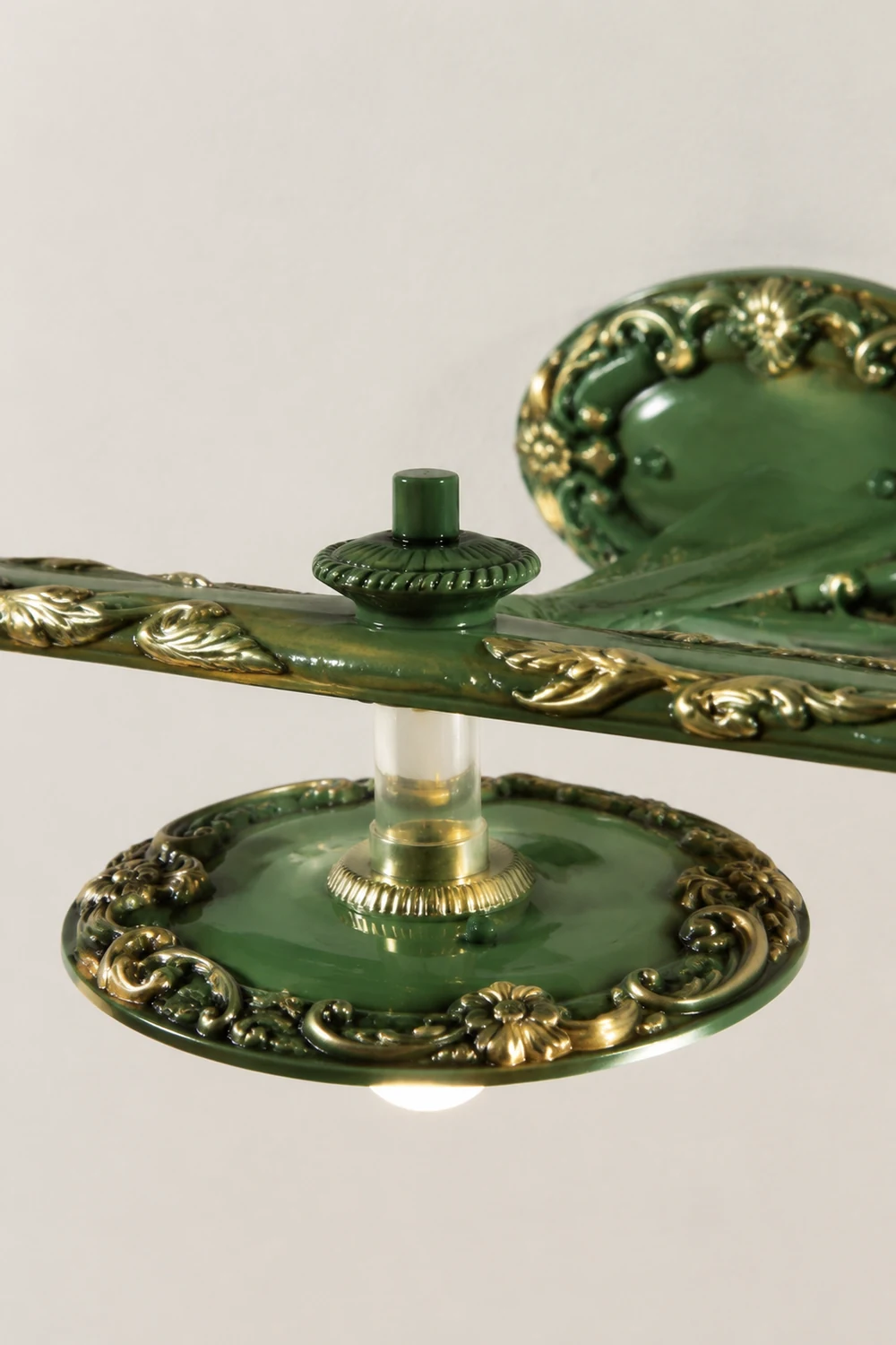 Félicie Spiegelfront Waschtisch-Wandleuchte, Kunstharz & Glas, 50/60/66CM Lang - Lumpaz