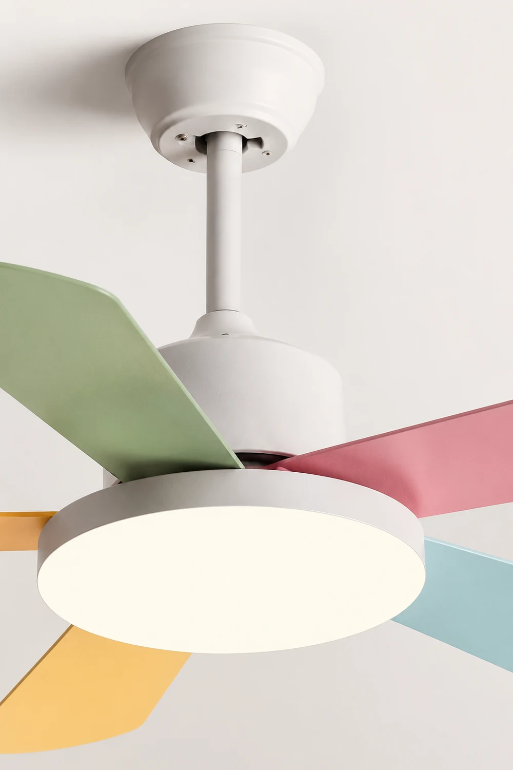 Morandi Bunte Deckenventilator mit Beleuchtung, ∅105CM - Lumpaz