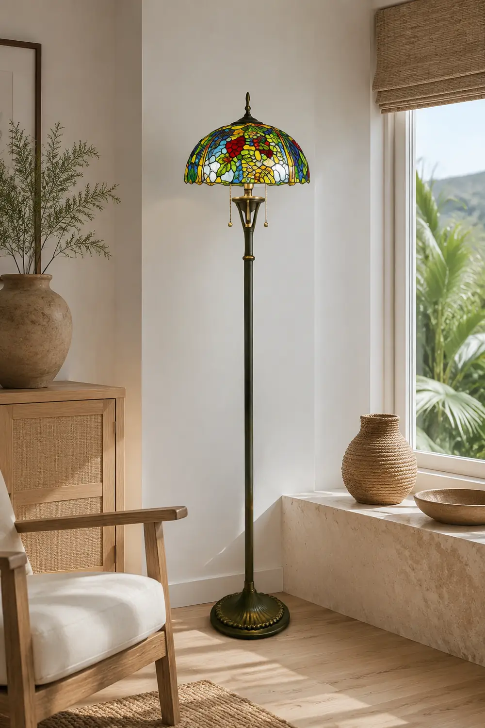 Alessio Trauben Stehlampe, Metall, 165CM Lang - Lumpaz