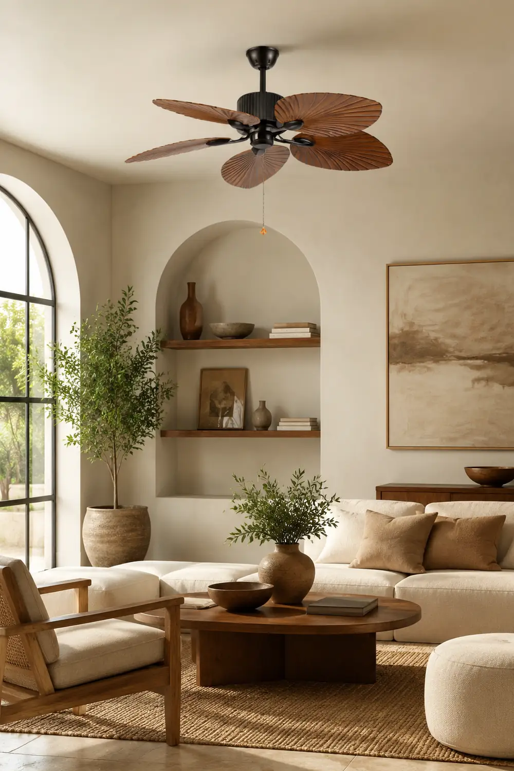Bella 5-Blatt-Deckenventilator, ∅130CM - Lumpaz