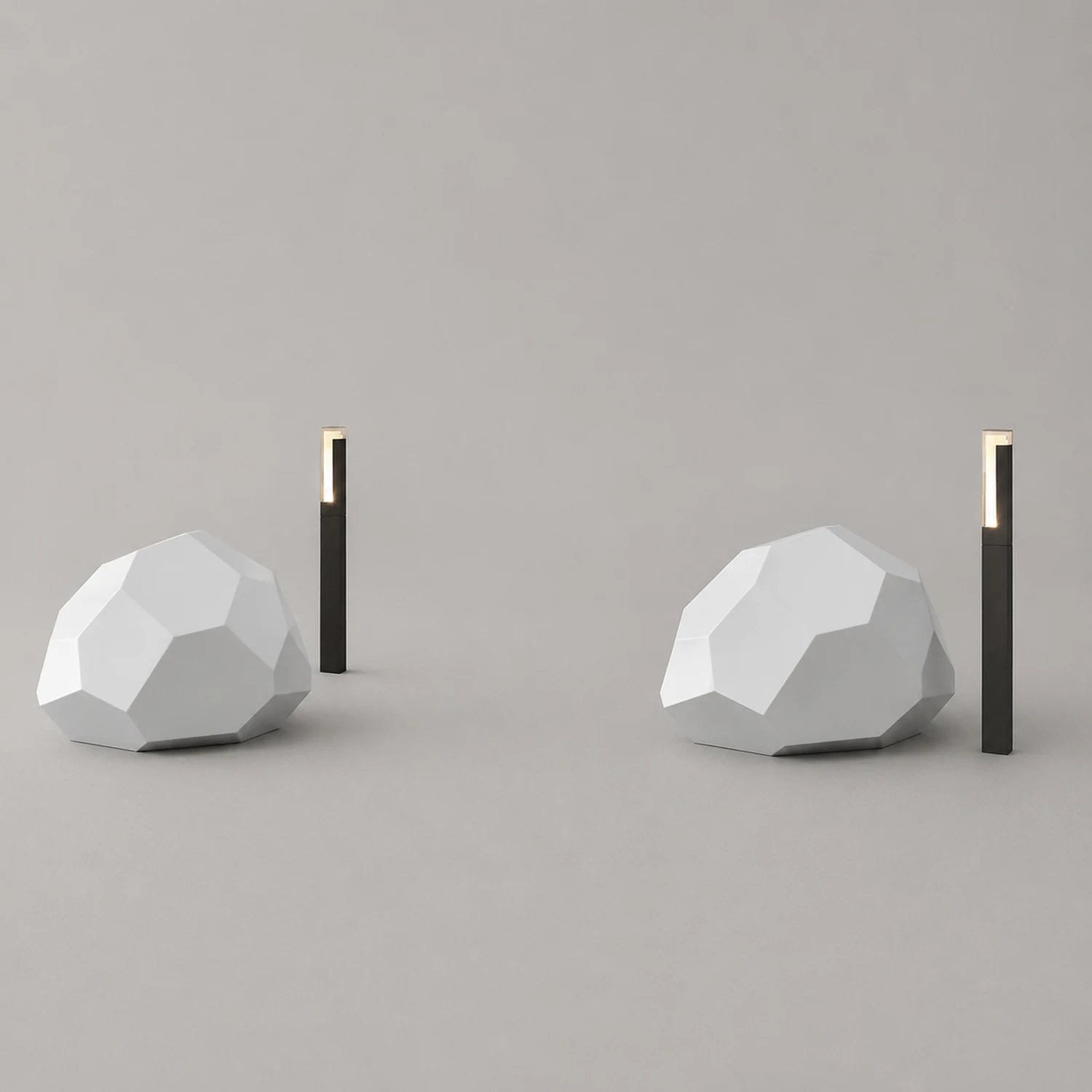 Pena Minimalistisch Außen-Pollerleuchte, 27/40/60CM Lang - Lumpaz