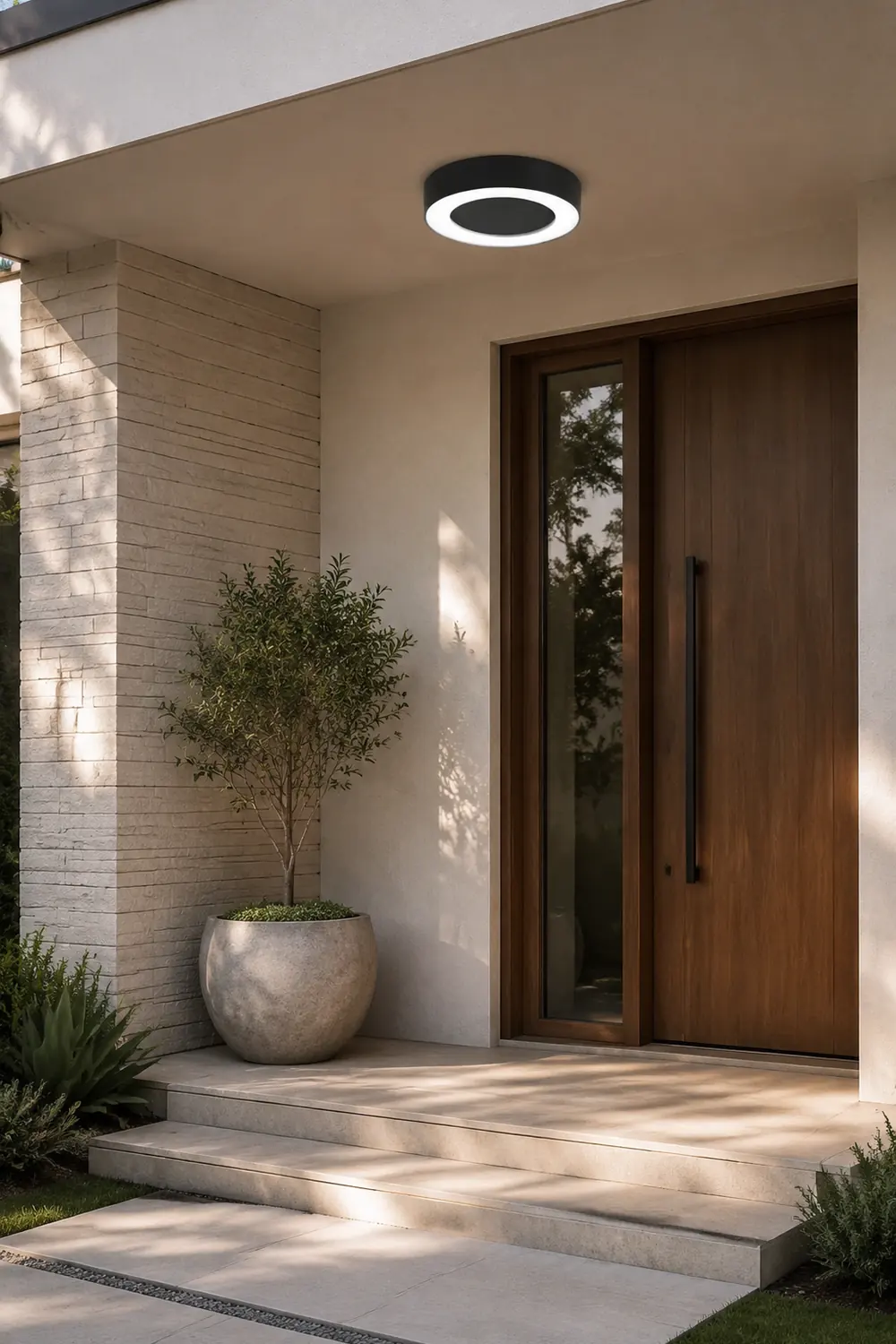 Orr Außendeckenleuchte Sonnenenergie, 3 Stile, ∅22/27CM - Lumpaz