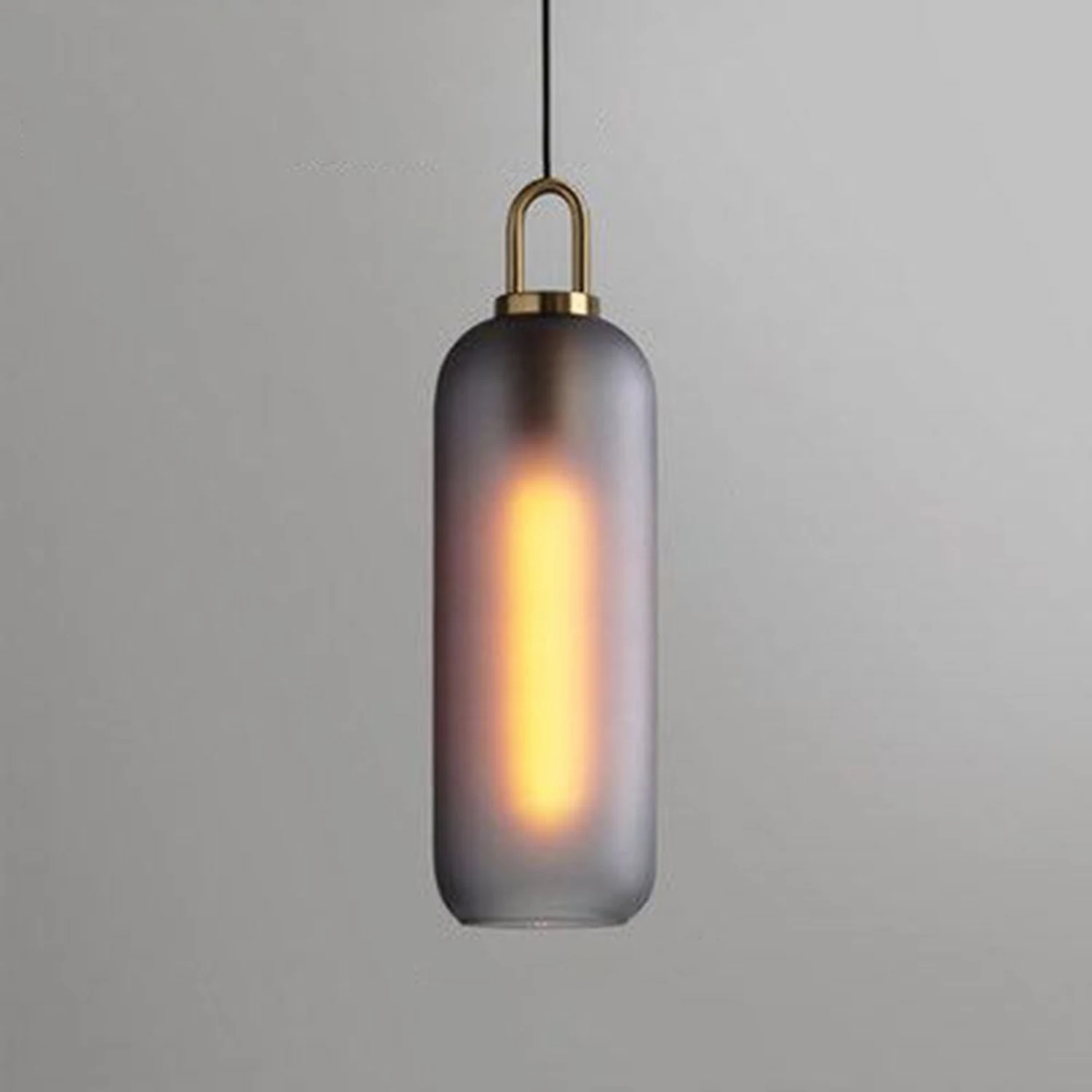 Hailie Pendelleuchte Klar /Matt Glas 2 Farbe, ∅13/15CM - Lumpaz
