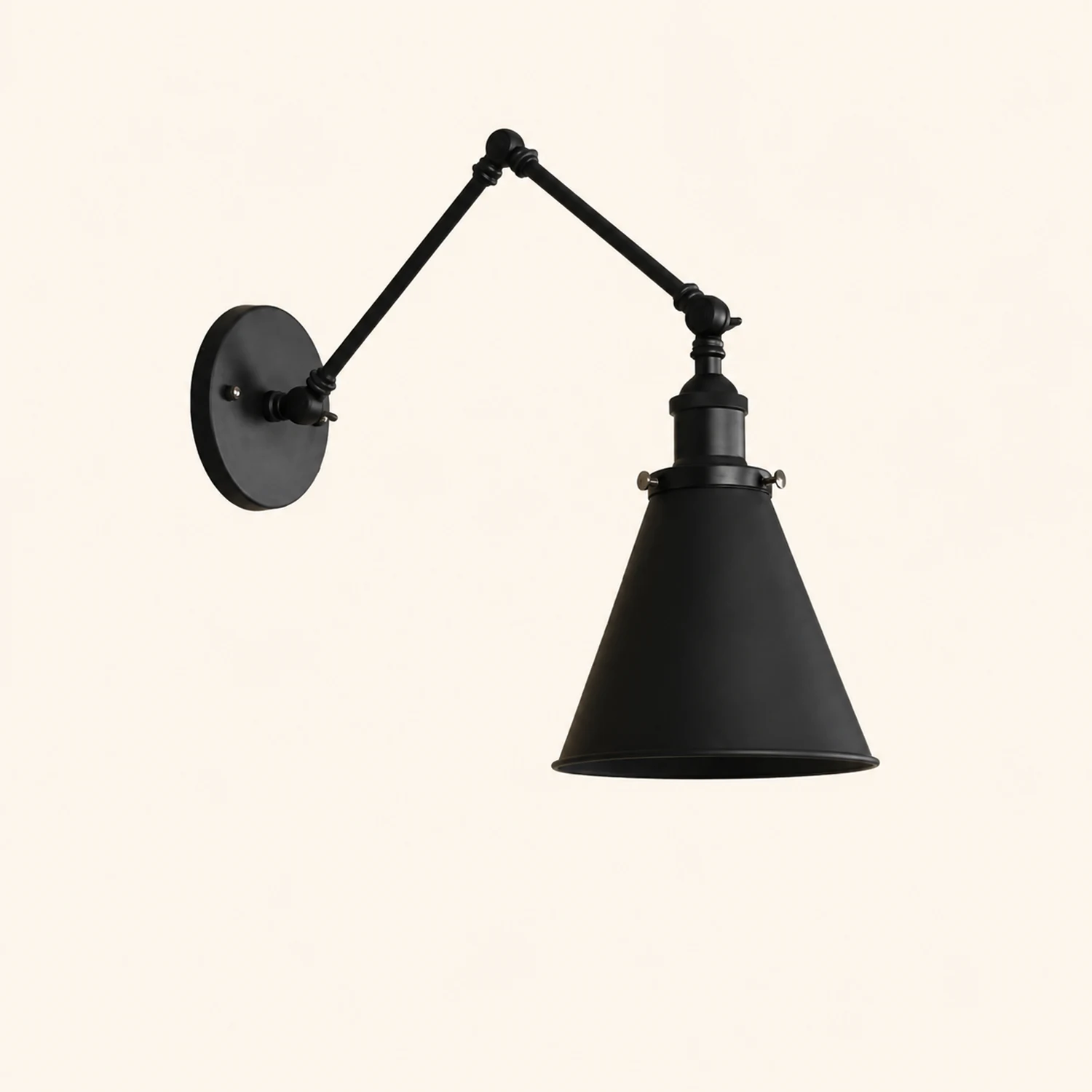 Brady Verstellbare Wandleuchte, Metall, 15/20/30CM - Lumpaz