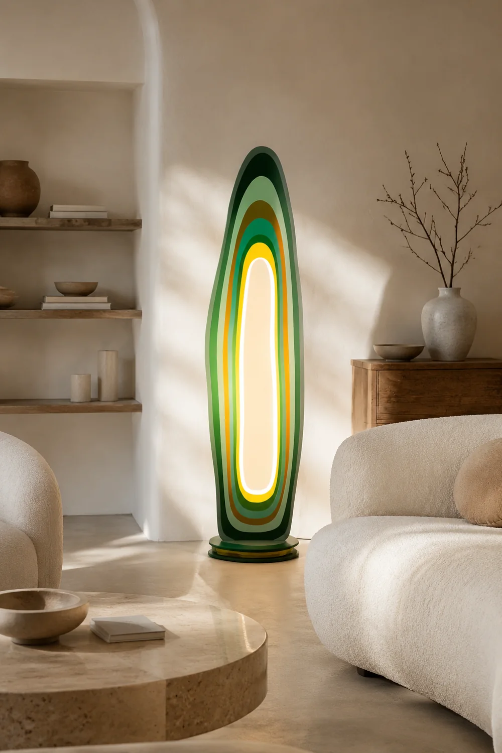 Salgado Landschaft Mehrfarbige Stehlampe - Lumpaz