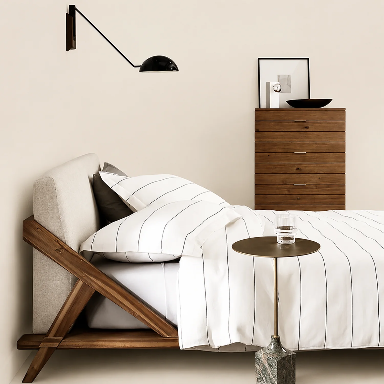 Brady Verstellbare Wandleuchte, Metall, 2 Farben - Lumpaz
