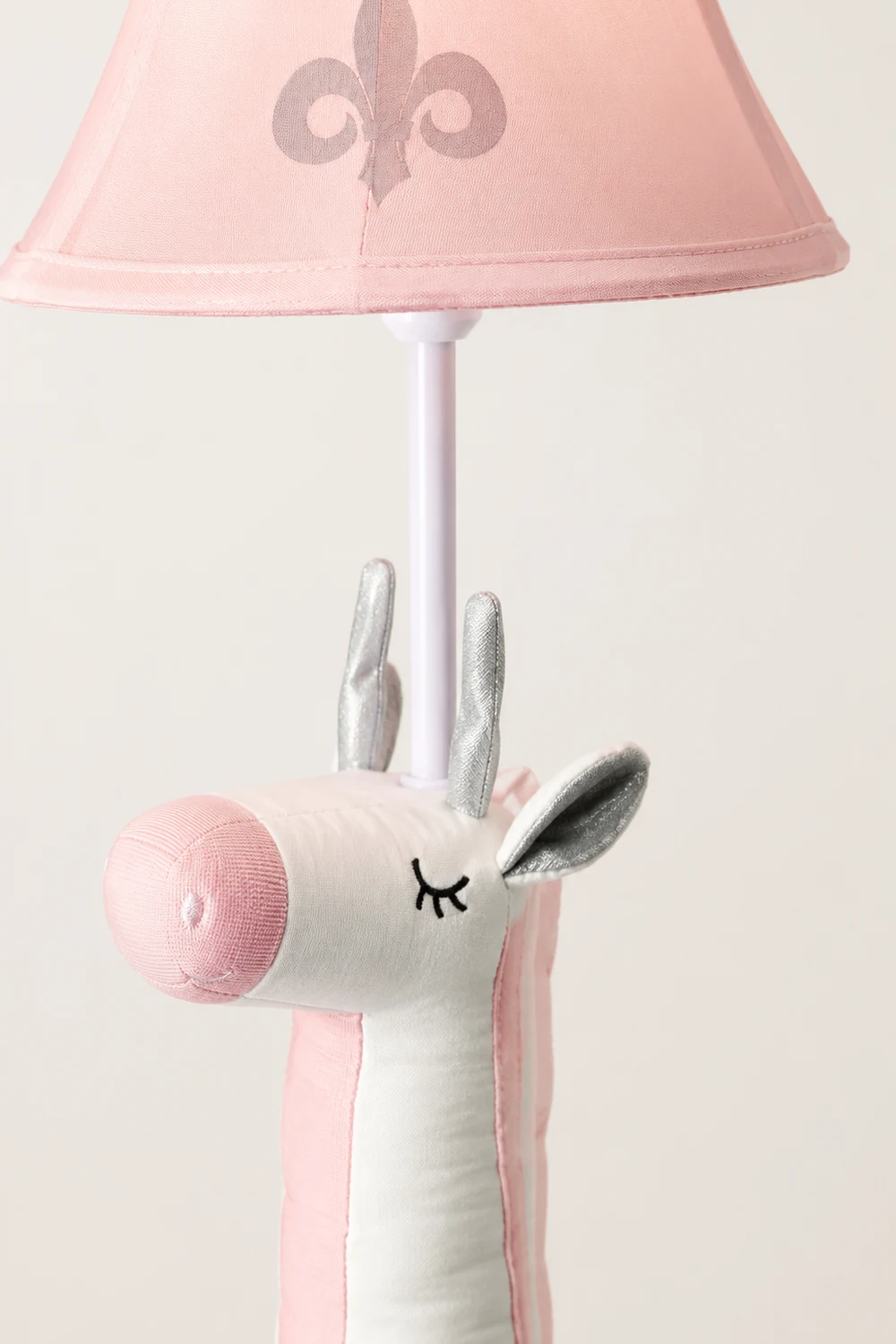 Minori Plüsche Stehleuchte in Einhornform, Metall, 130CM Lang - Lumpaz
