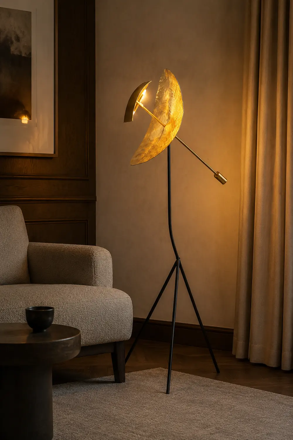 Salgado Stativ Reflektion Stehlampe - Lumpaz