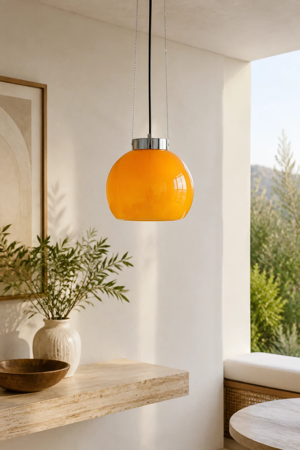 Hailie Pendellampe, Metall & Glas, ∅25CM - Lumpaz