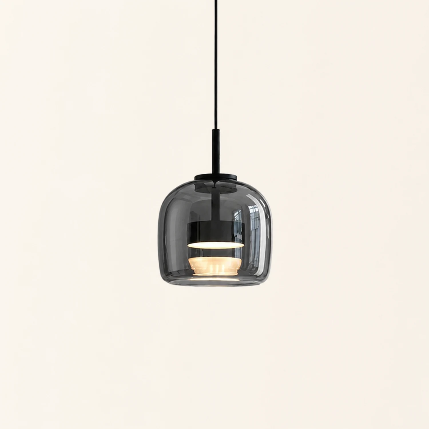 Hailie Pendelleuchte Schwarz, ∅15CM/23CM/25CM - Lumpaz