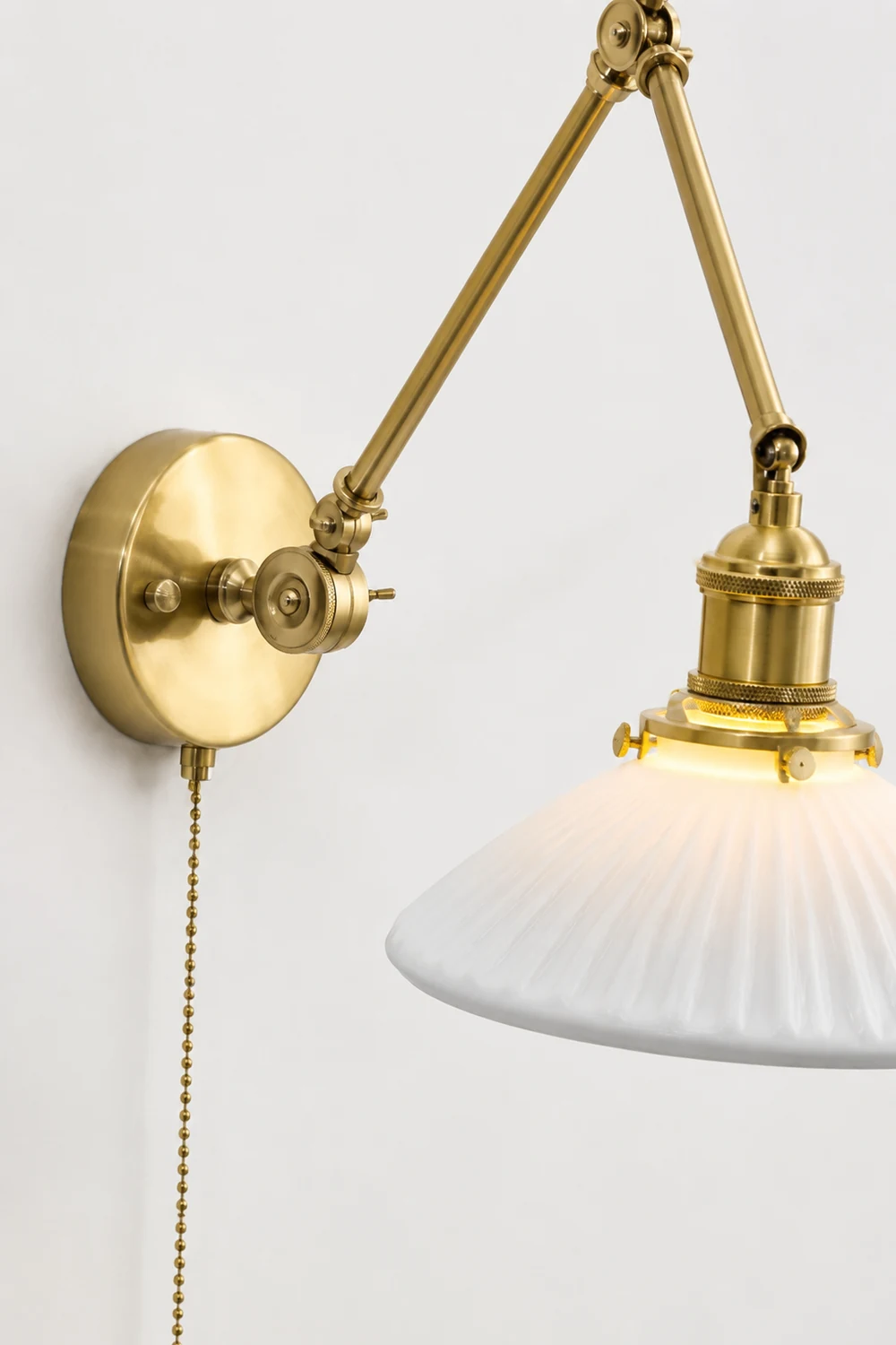 Carins Verstellbare Wandleuchte, Keramik & Metall, 4 Stil - Lumpaz