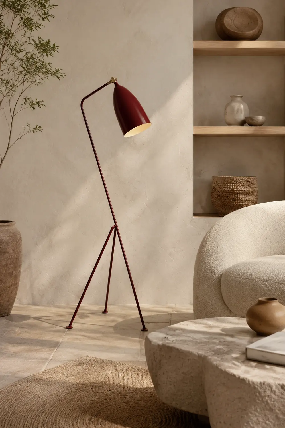 Morandi Stehlampe, Metall, 5 Farben, 50CM Lang - Lumpaz
