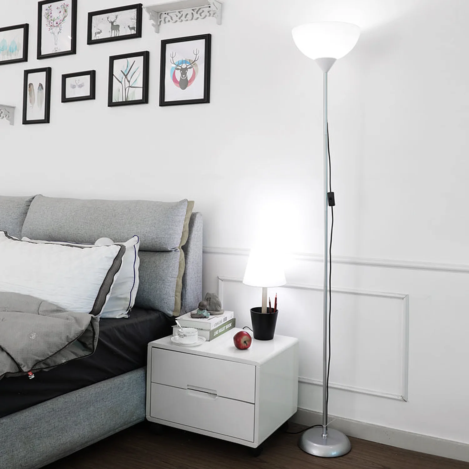 Morandi Stehlampe, Metall, 5 Farben, 130CM Lang - Lumpaz
