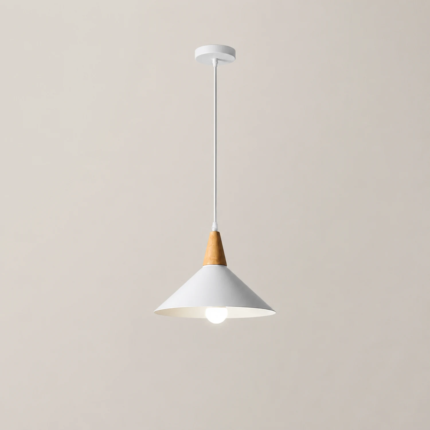 Morandi Pendelleuchte Weiß, 1/2/3-flammig - Lumpaz