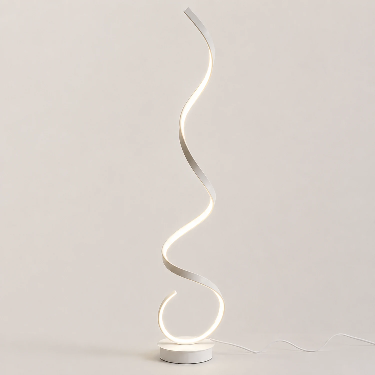 Stromlinienförmige Stehleuchte, 2 Farben, 135CM Lang - Lumpaz