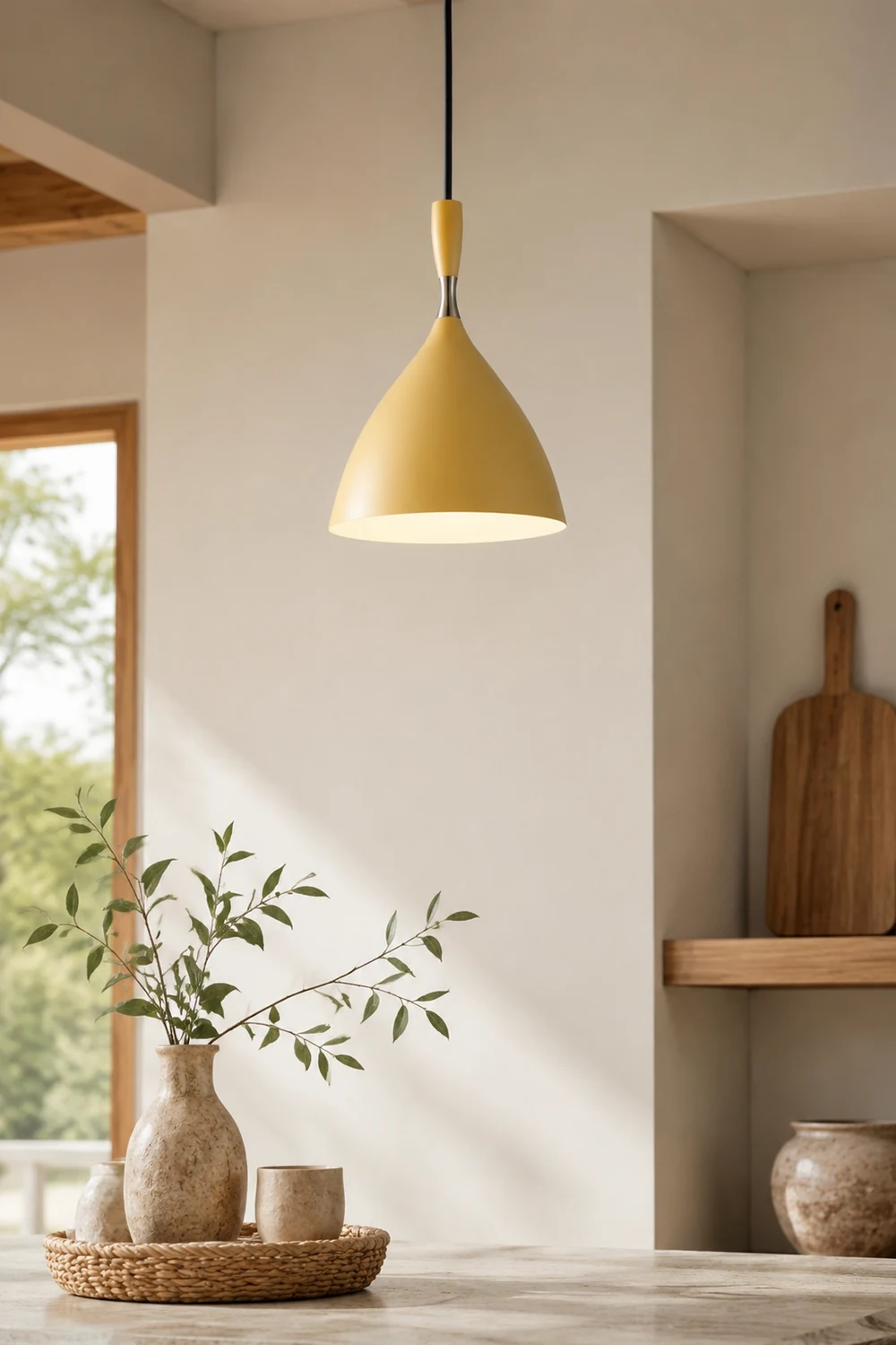 Morandi Pendellampe, 5 Farben, H 24.5CM - Lumpaz