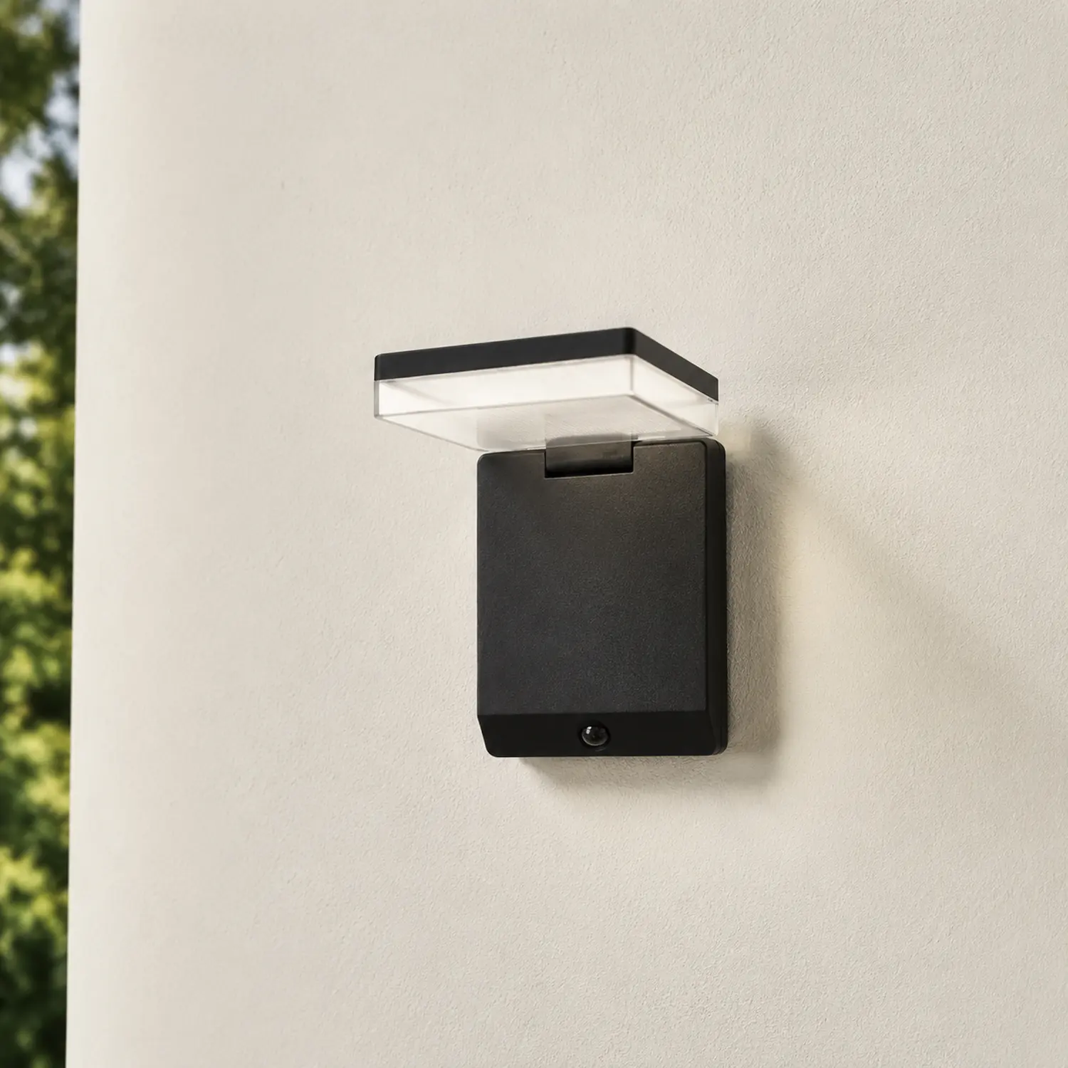 Orr Außenwandleuchte Rechtwinklig Sensor Solar, 20CM Lang - Lumpaz