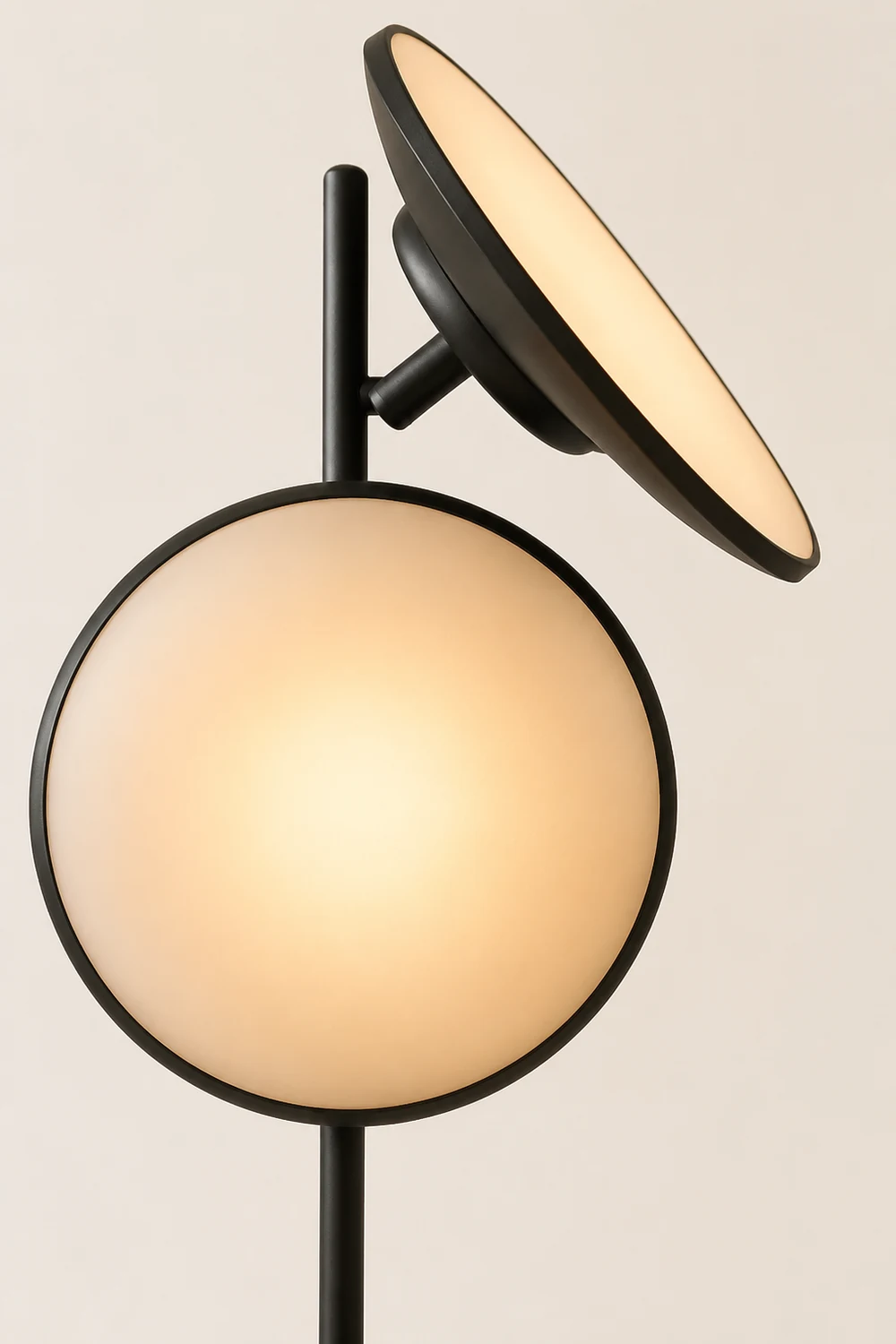 Salgado Trompete Stehlampe, Metall, 2-flammig, 165CM Lang - Lumpaz